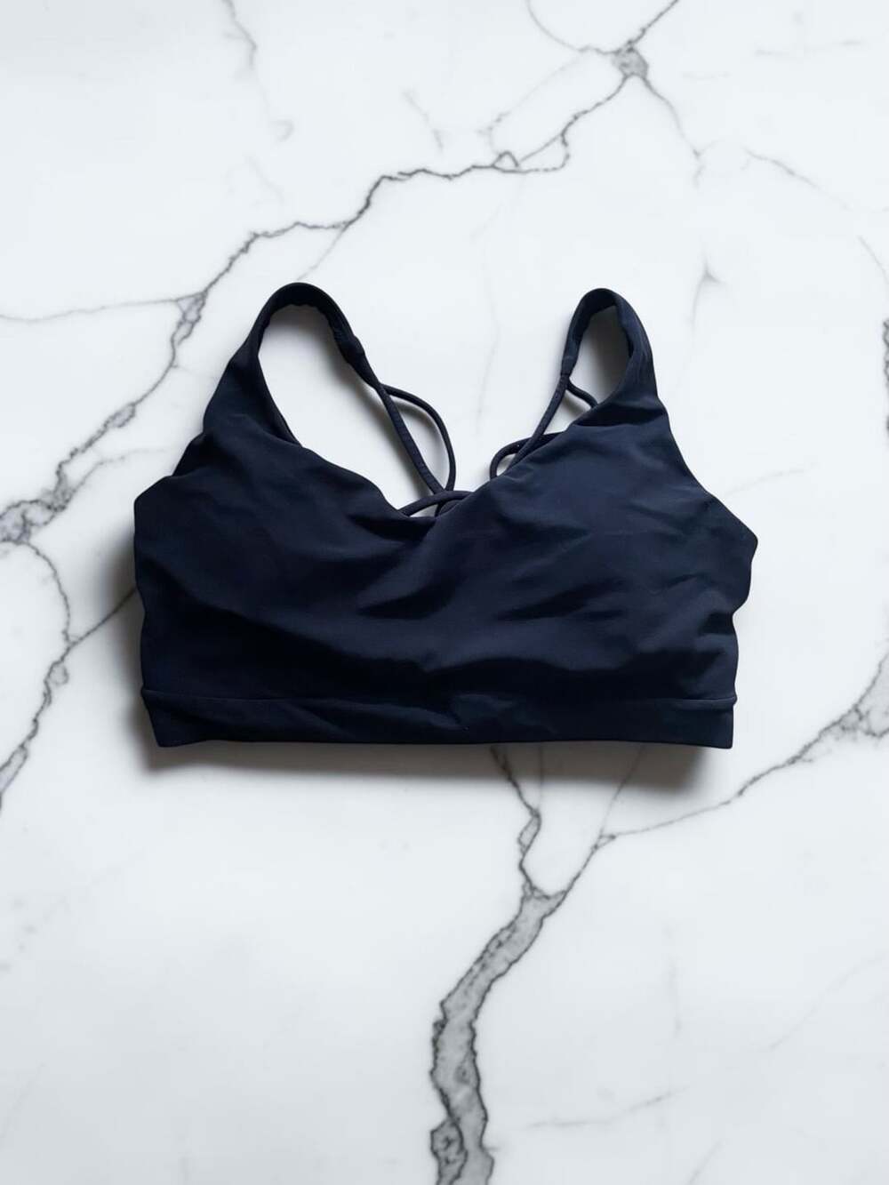 Athleta Solace Sports Bra Black